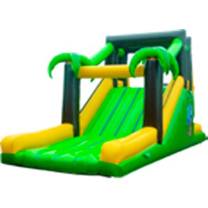 Klim- en Glijbaan Jungle 9,5 Meter Huren in Heerlen | Mega Springkussen Klim en glijbaan jungle springkussen 9,5 meter te huur in Heerlen voor kinderen en evenementen